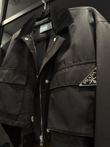 Prada technical canvas blouson - prada,