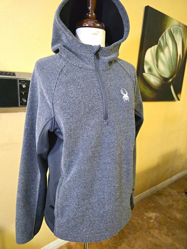 Spyder gray technical fleece - gray,